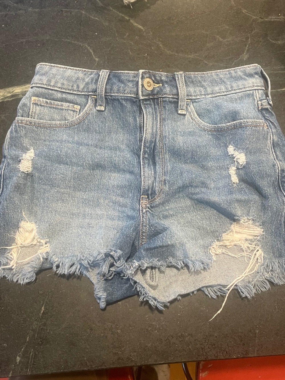 2 high rise, short, hollister shorts
